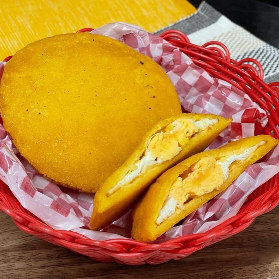 Arepa de Huevo (Fried Egg Arepa)