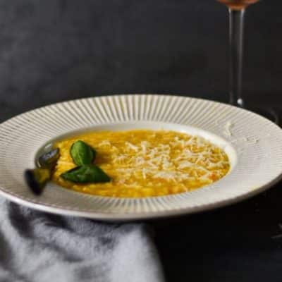 Baked Pumpkin Risotto