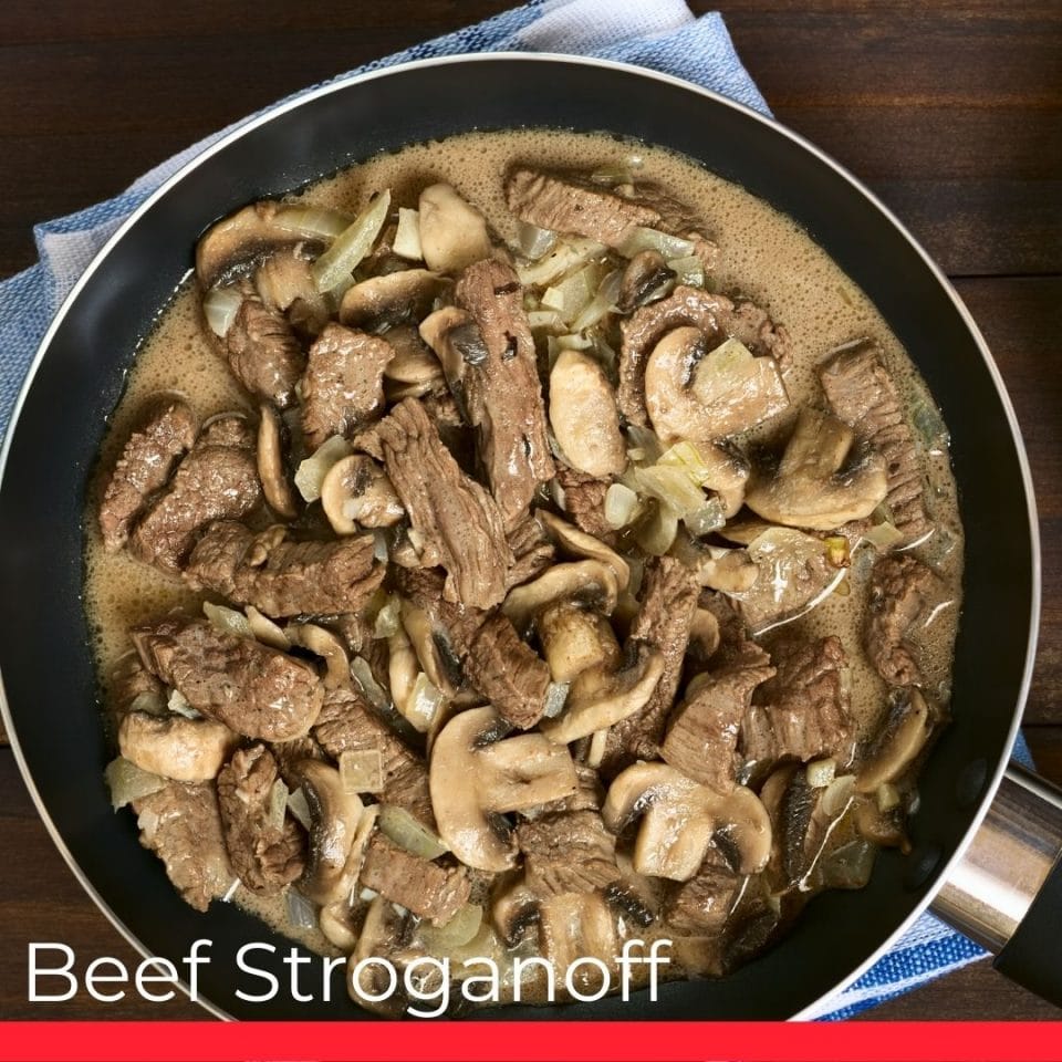 Beef Stroganoff