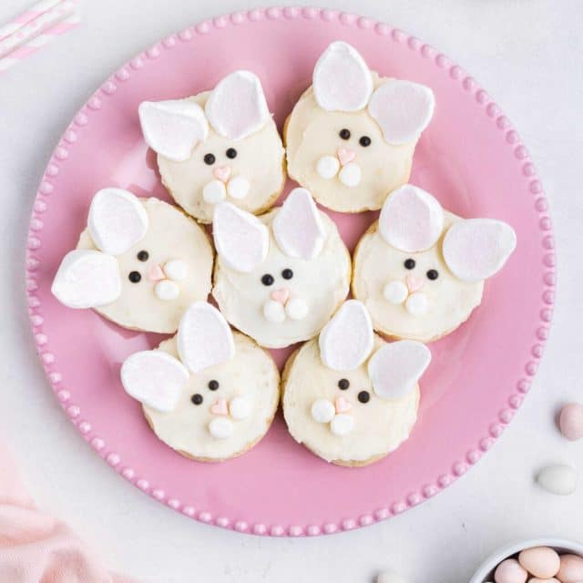 Bunny Face Cookies