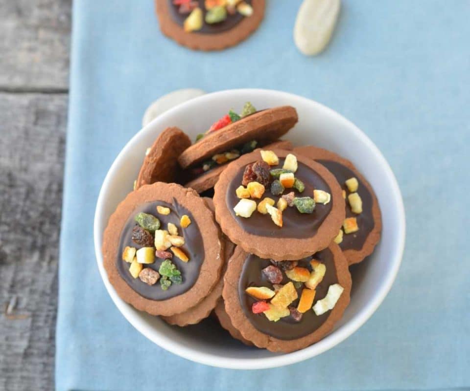 Chocolate Chip Cookies with Candied Fruit