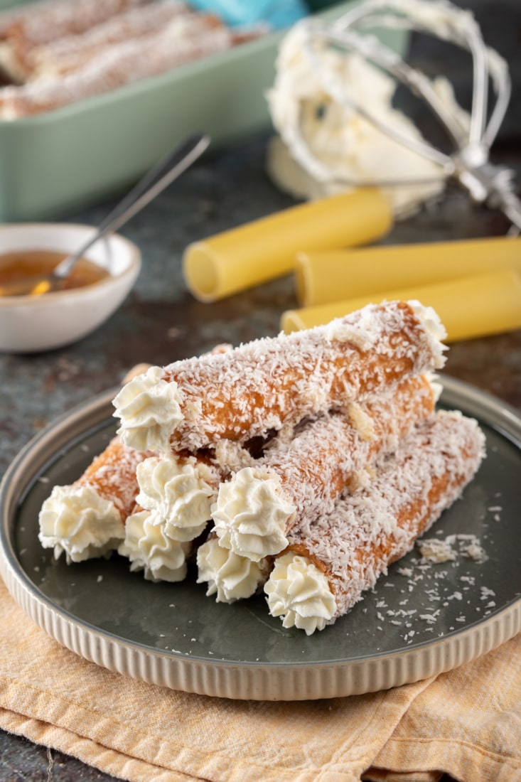 Cannolis with Cream Cheese Filling