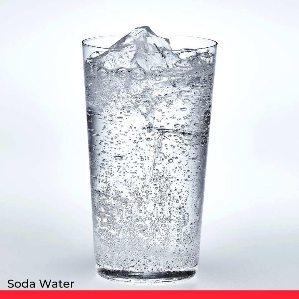 Carbonated Water or Soda Water