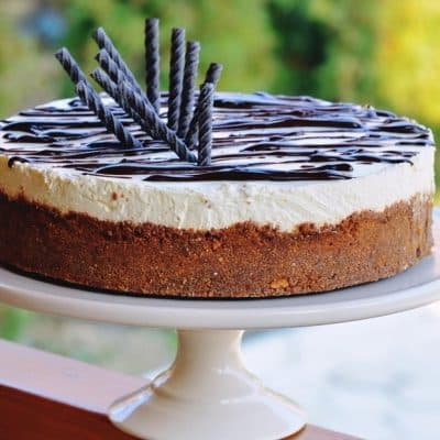 No-bake Chocolate Caramel Cheesecake