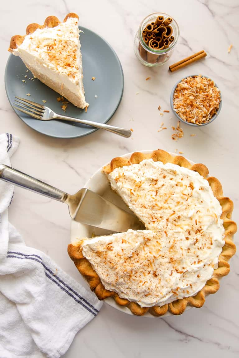 Coquito Cream Pie