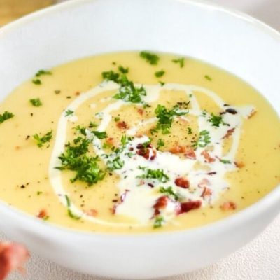 Cauliflower cream soup