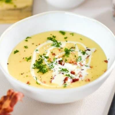 Cauliflower cream soup