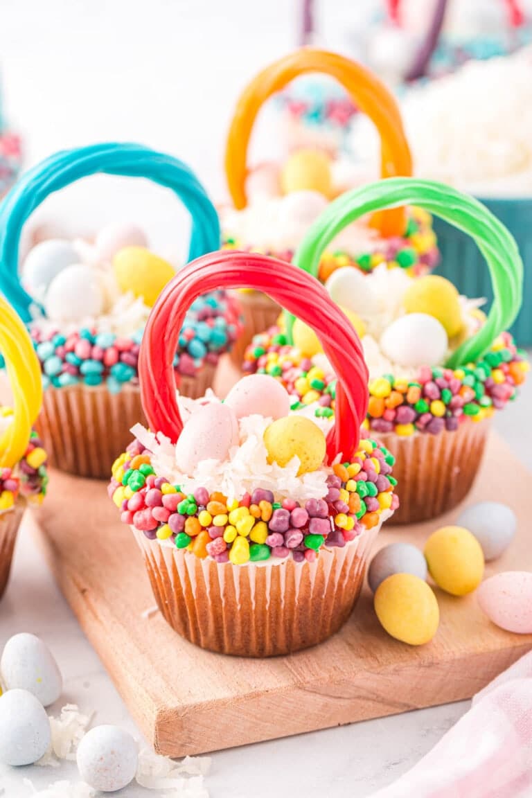 Easter Basket Cupcakes