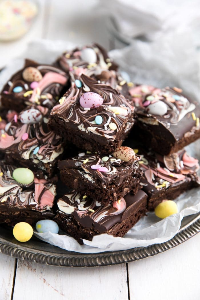 Easter Brownie Chocolate Bark