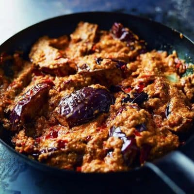 Eggplant in Mustard Gravy Baigan Saiso