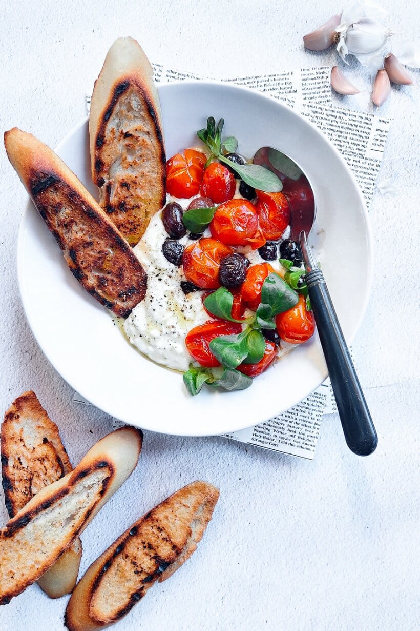 Feta Cheese Dip with Roasted Tomatoes