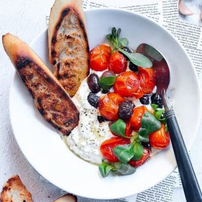 Feta Cheese Dip with Roasted Tomatoes