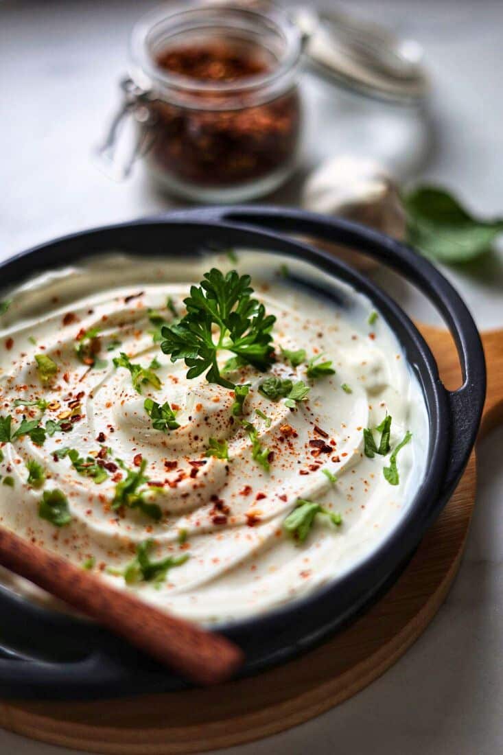 Garlic Yogurt Sauce