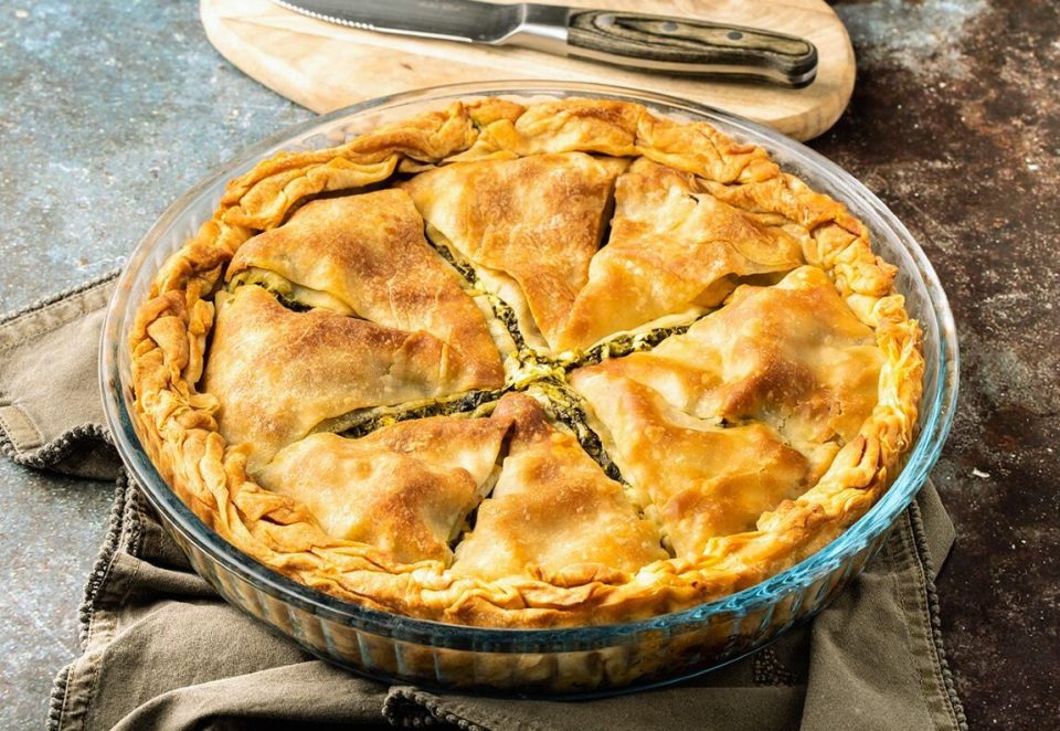 Greek Spinach & Cheese Pie – Spanakotiropita