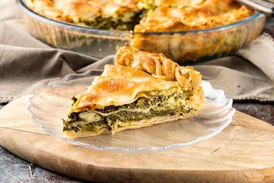 Greek Spinach & Cheese Pie – Spanakotiropita