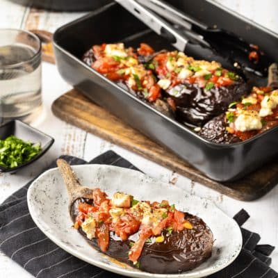 Greek Stuffed Eggplants