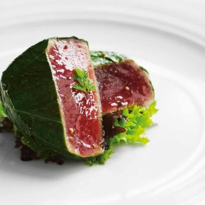 Basil-Infused Tuna