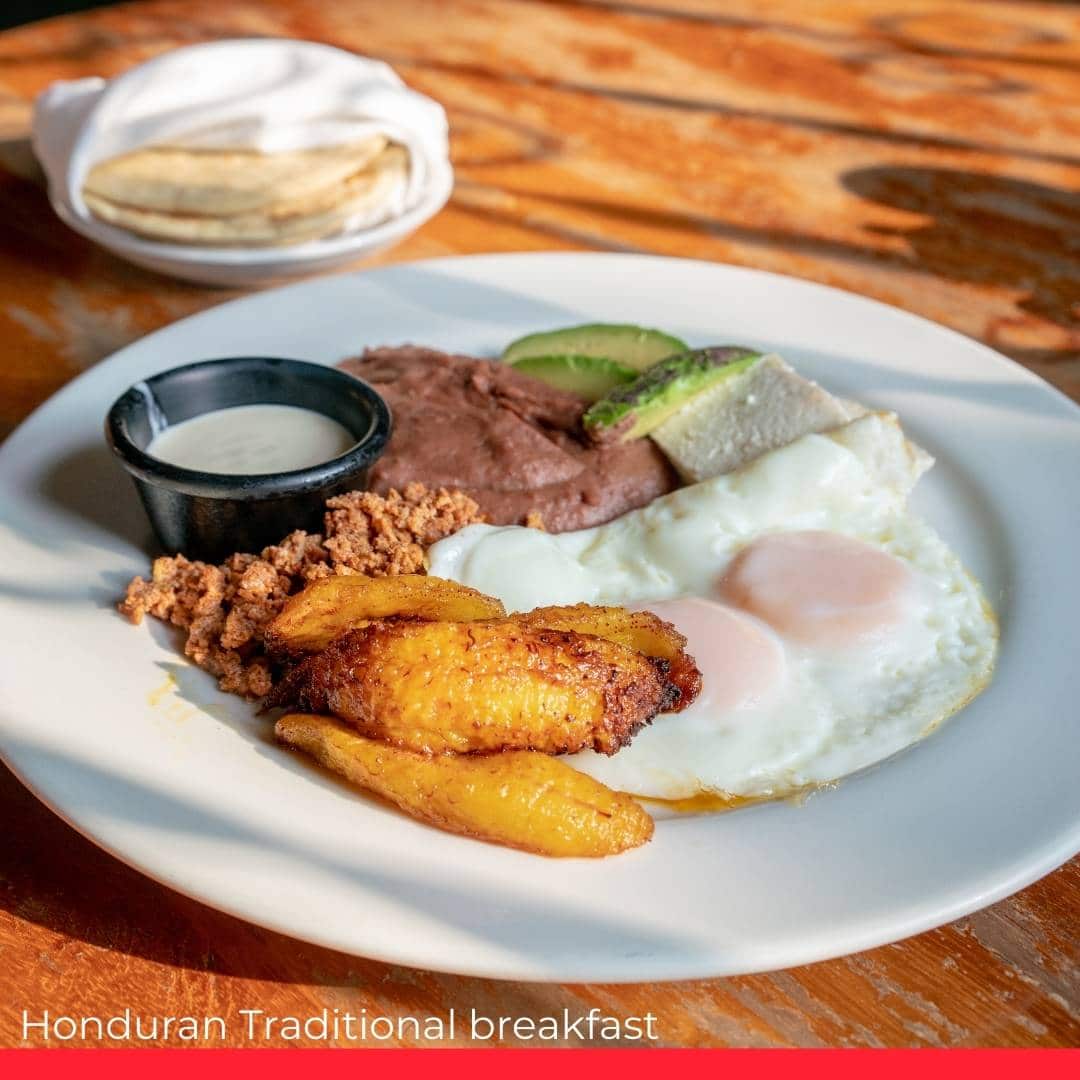 Honduran Traditional breakfast