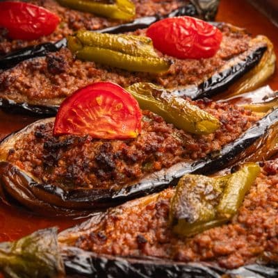 Karnıyarık: Turkish Stuffed Eggplant