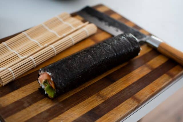 Kimbap with Smoked Salmon