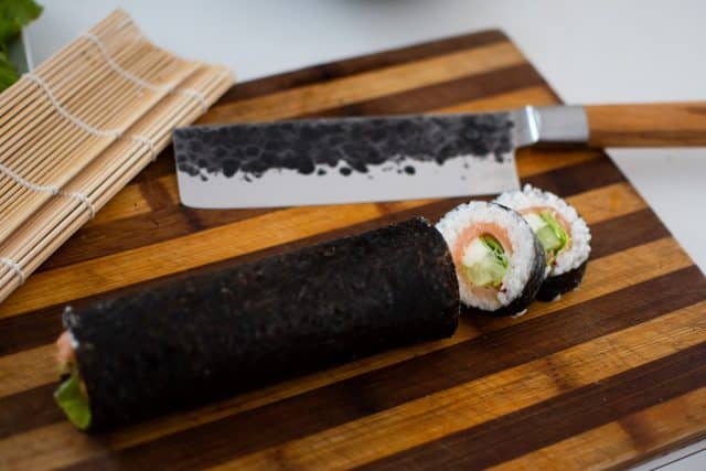 Kimbap with Smoked Salmon