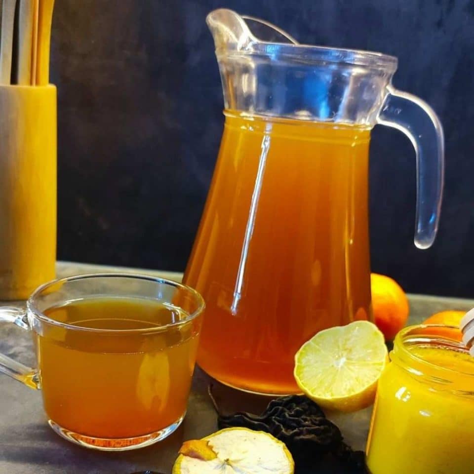 Kompot z suszu (dry fruit juice)