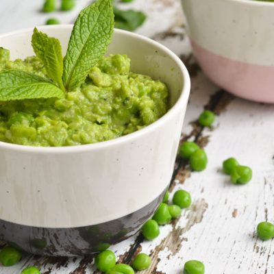 Creamy Mashed Peas with Mint