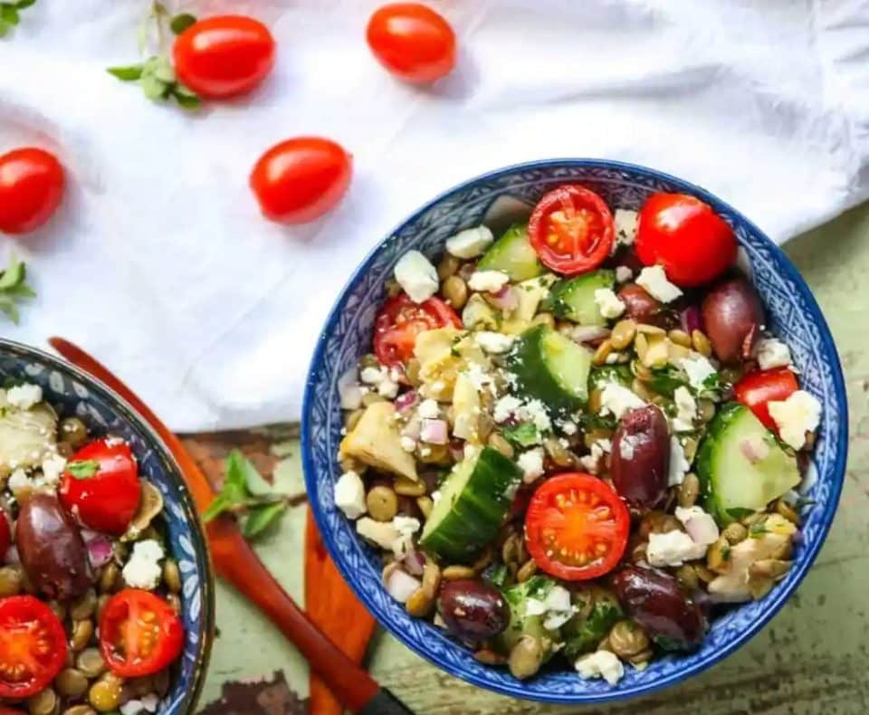 Mediterranean Lentil Salad