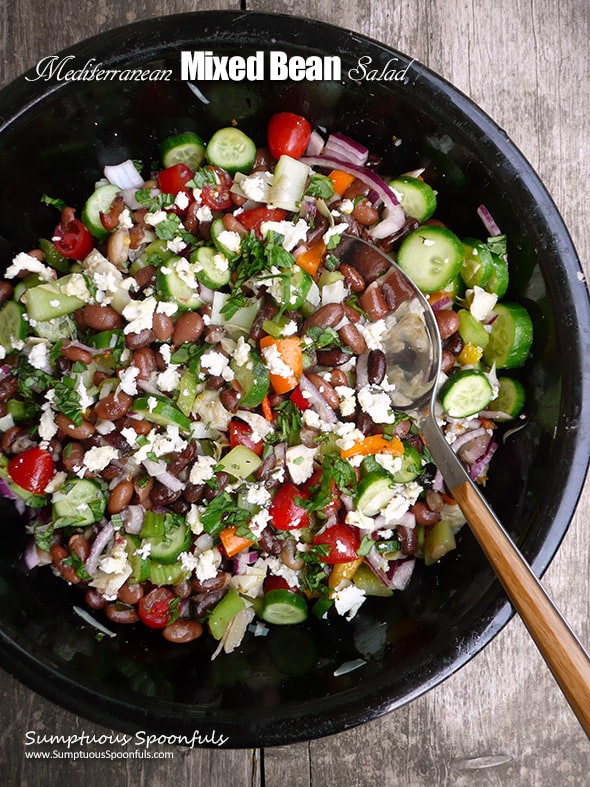 Mediterranean Mixed Bean Salad