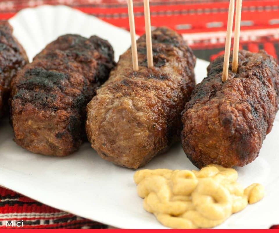 Mici (Grilled Minced Meat Rolls)  