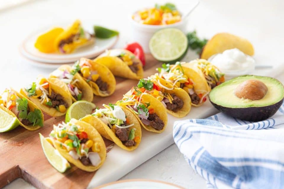 Mini Ground Beef Tacos