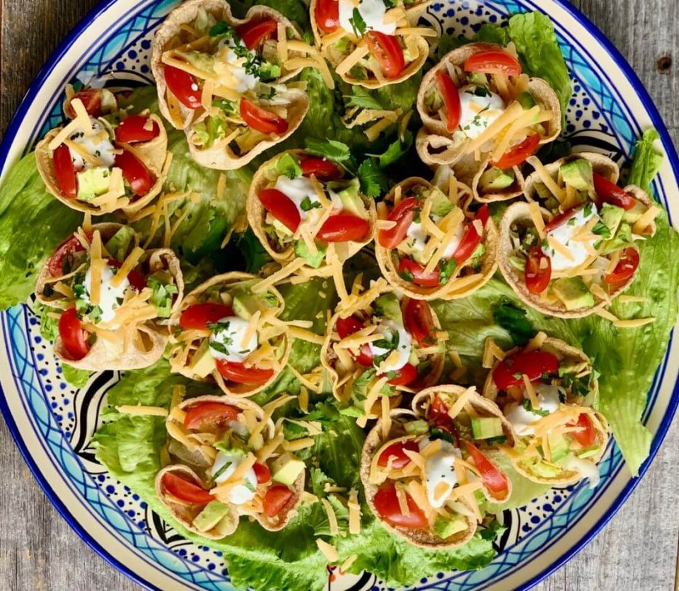 Mini Taco Salad Cups