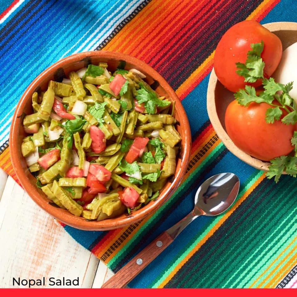 Nopal Salad (Cactus Leaves)