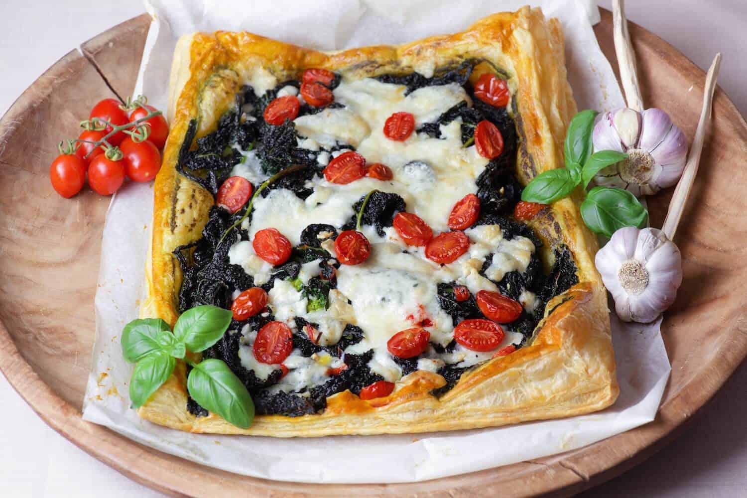 Cavolo Nero Tart With Pecorino Cheese