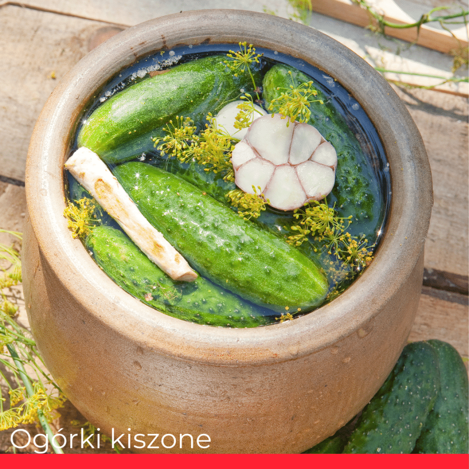 OGÓRKI KISZONE (pickled cucumber)