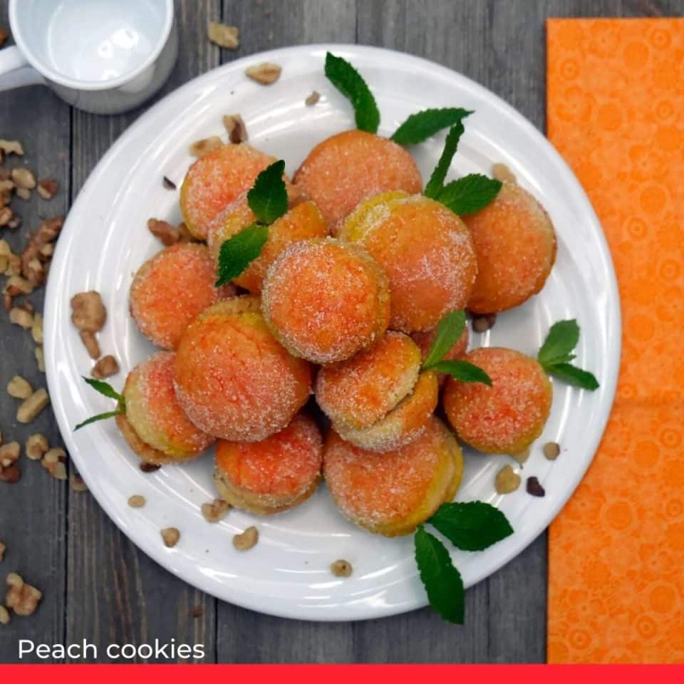 Fursecuri piersicuțe | Peach cookies