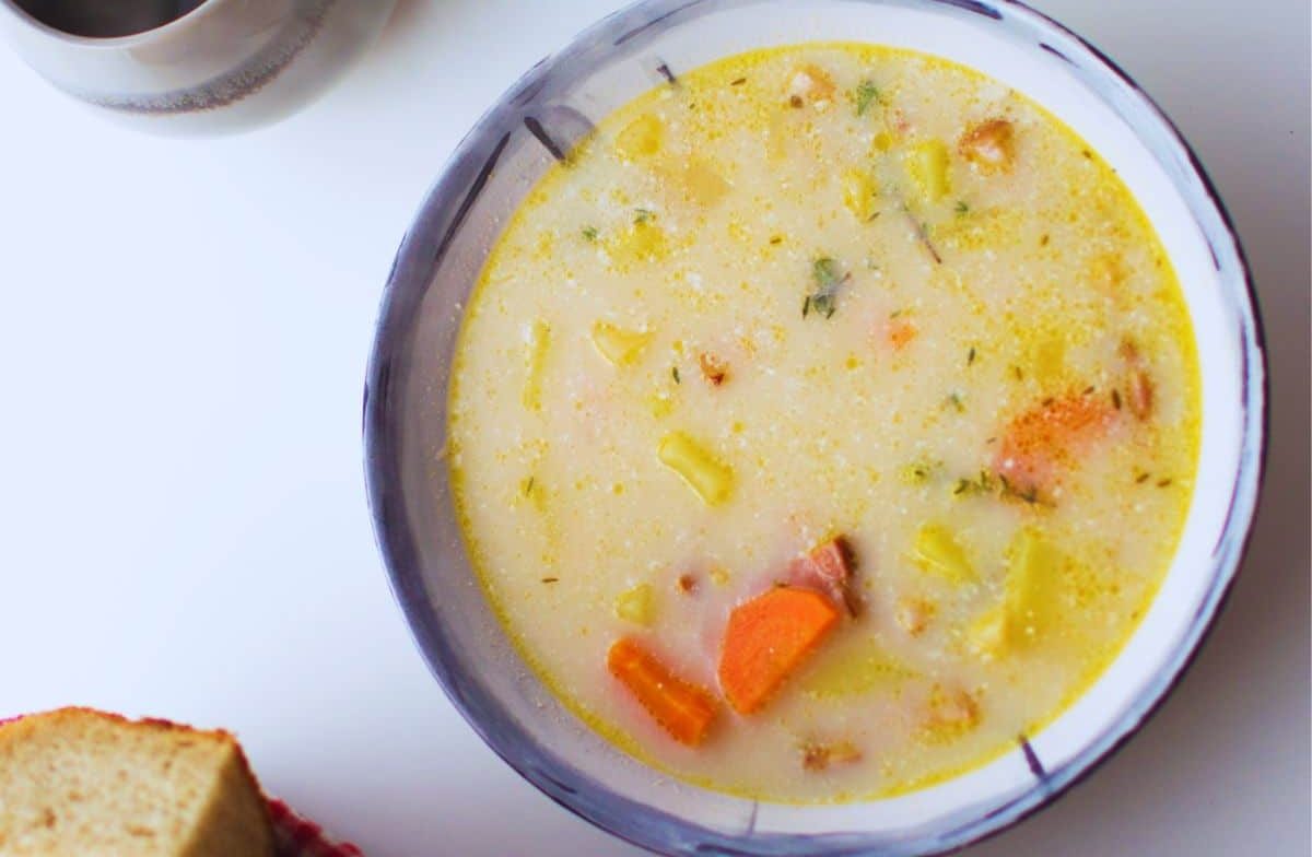 Potato Soup with Bacon & Thyme