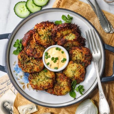 Potato and Parmesan Fritters - Tocinei