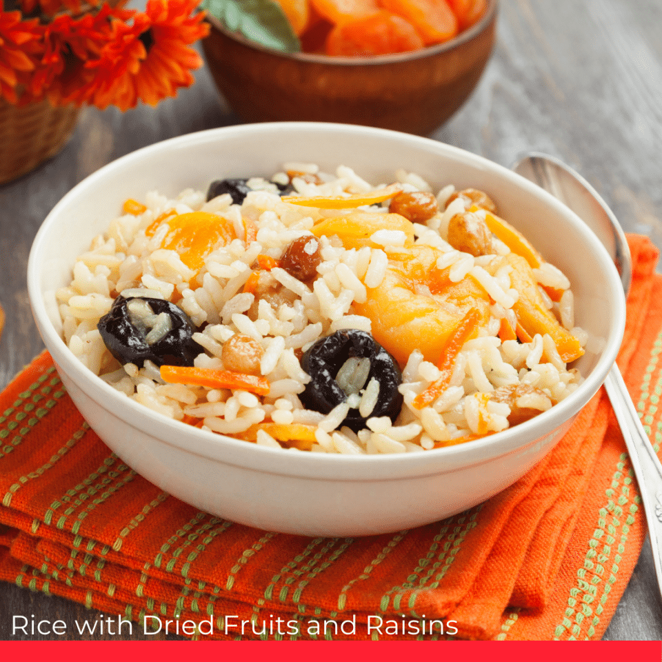 Rice with Dried Fruits and Raisins