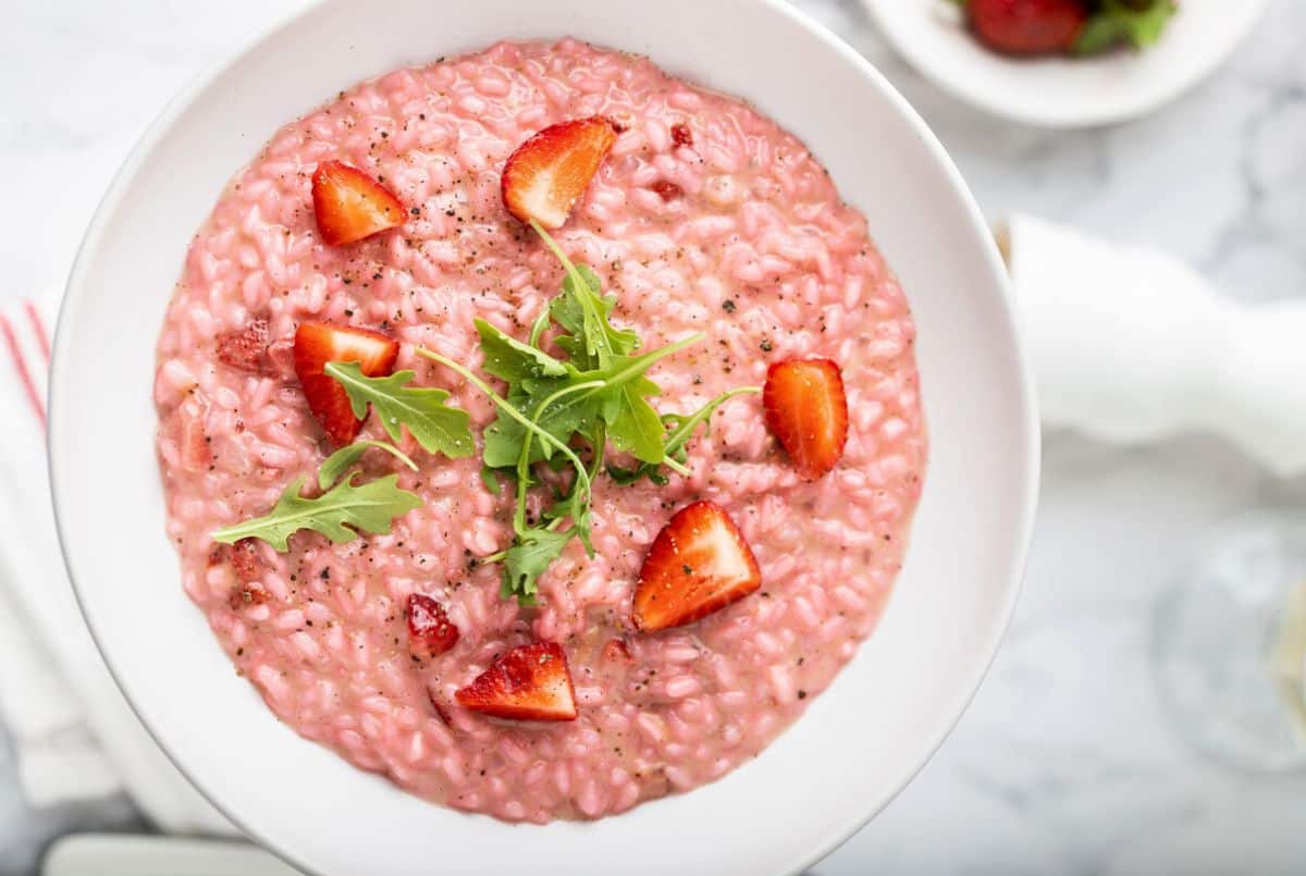 Strawberry Risotto