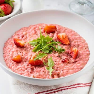 Risotto with Strawberries