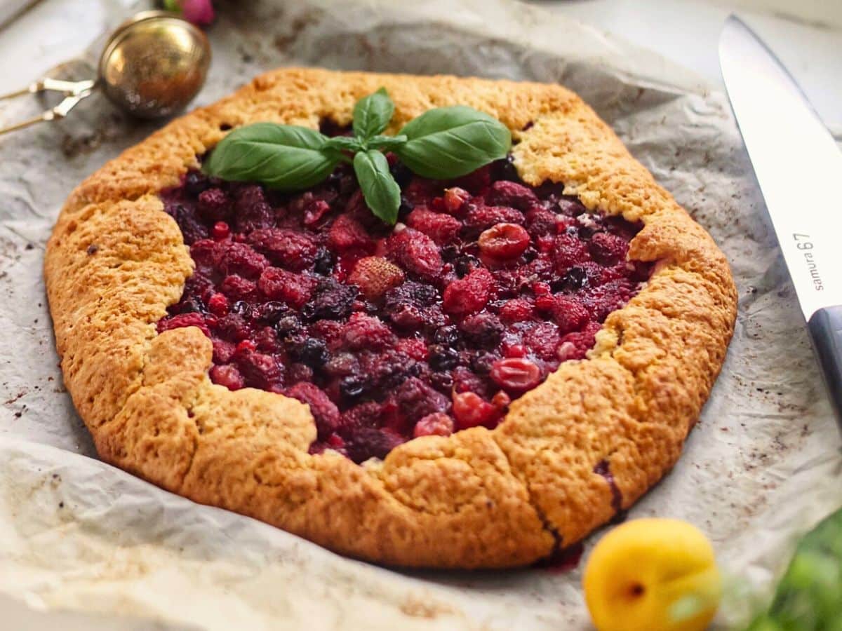 Rustic Mixed Berry Galette