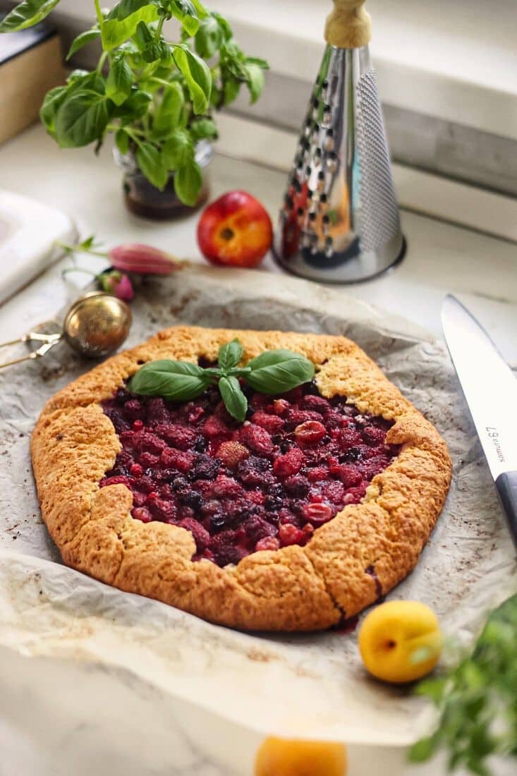 Rustic Mixed Berry Galette