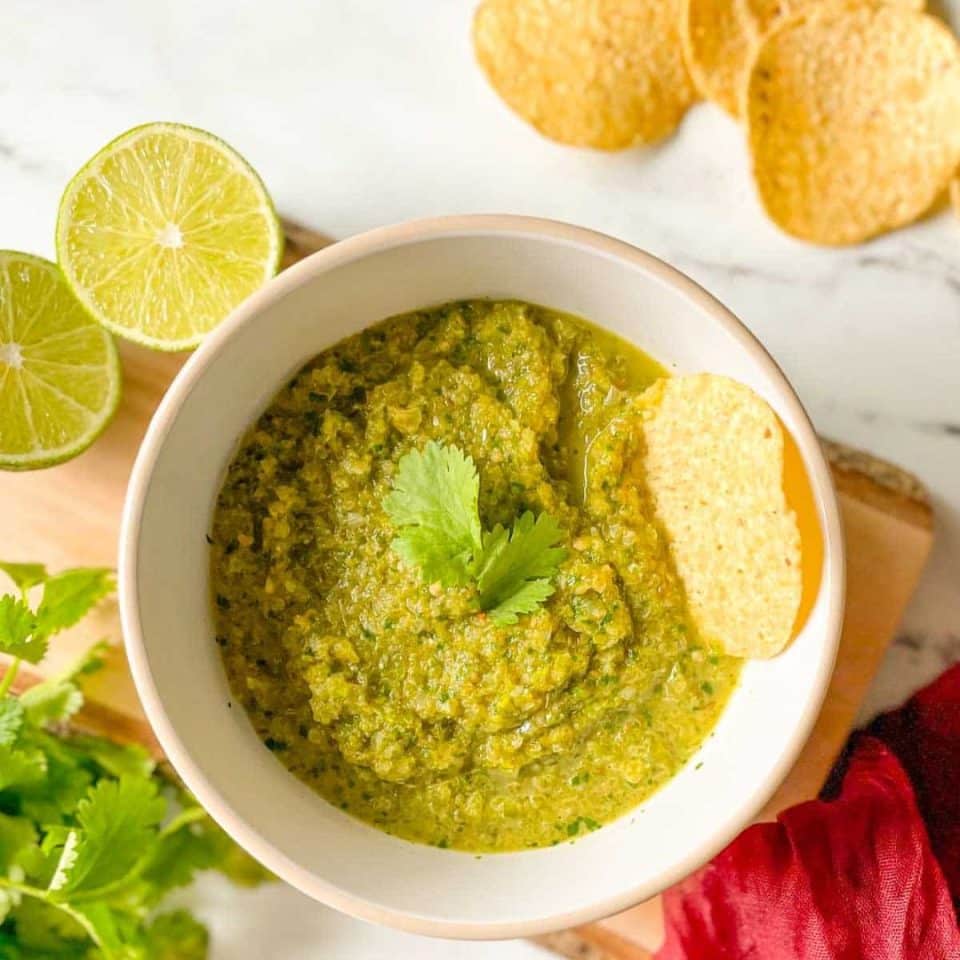 SPICY SERRANO SALSA RECIPE WITH LIME