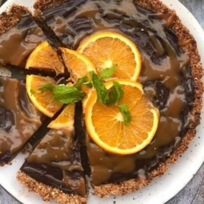 Salted Caramel & Chocolate Tart