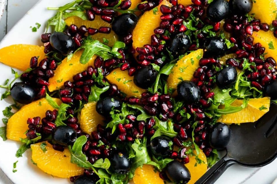 Spanish Orange and Pomegranate Salad