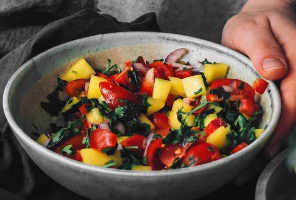 Spicy Mango Tomato Salsa