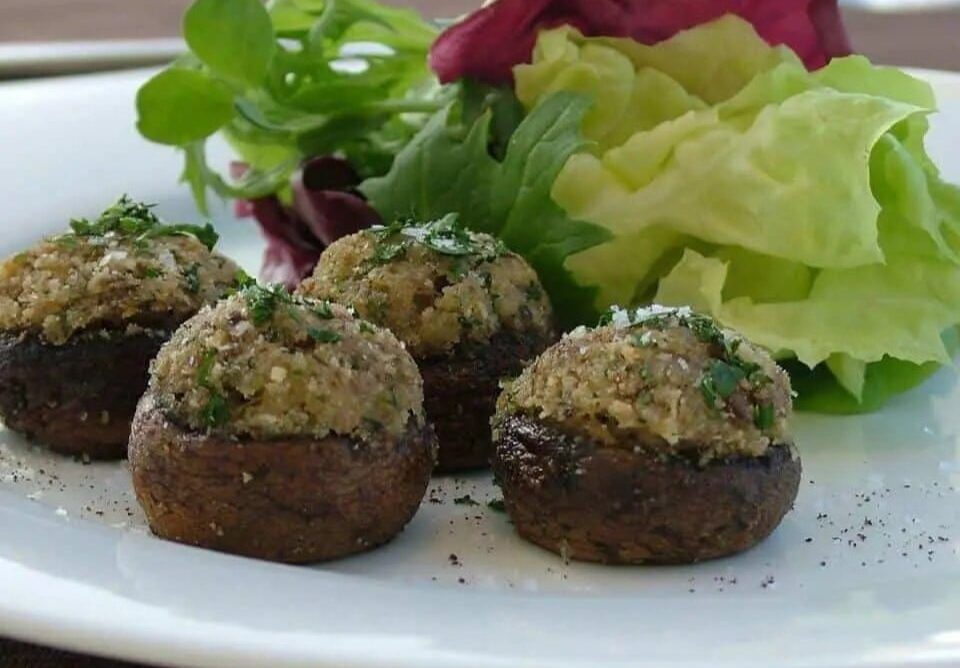 Stuffed Mushrooms w/ Parmesan & Thyme