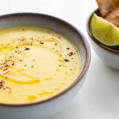 Sweetcorn Soup with Lime and Chili