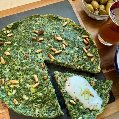 Ejjeh | Syrian Frittata (Parsley Omelet)